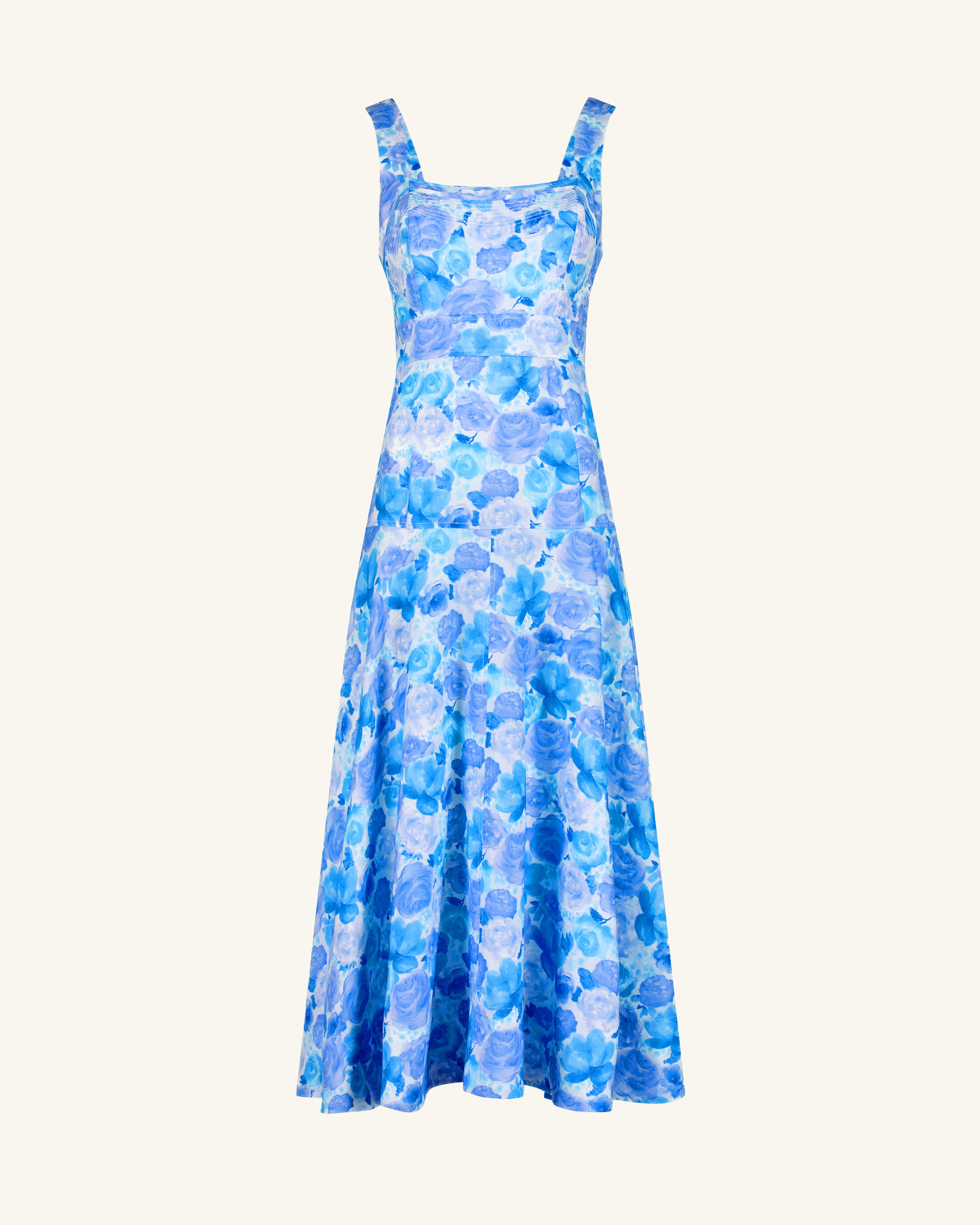 Lilly Blue Floral Dress