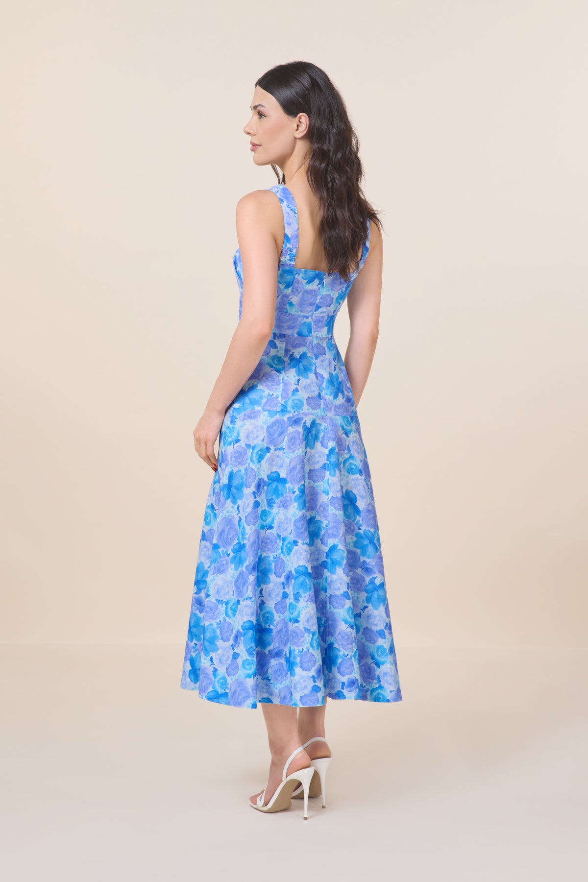 Lilly Blue Floral Dress